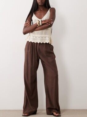 Abercrombie Sloane Linen Pants Size XS